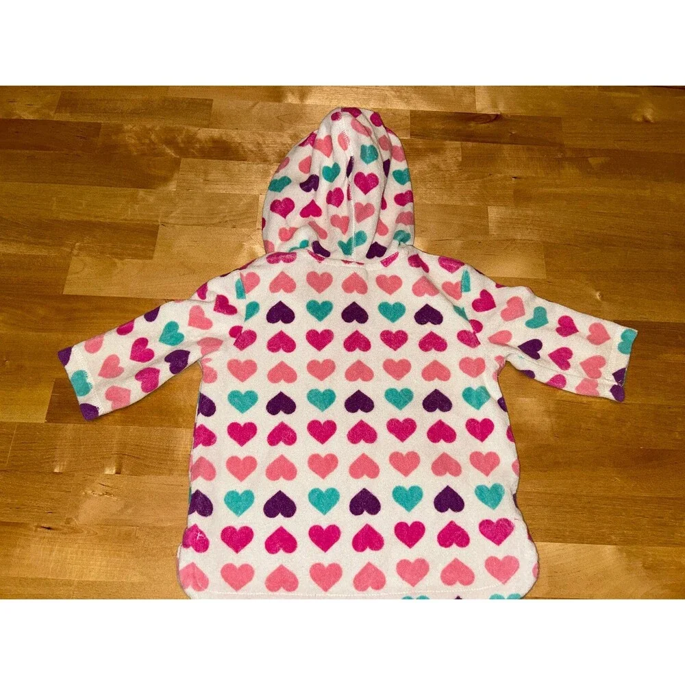 Baby Girls Terry Cloth Swim Cover Up Size 12 Months